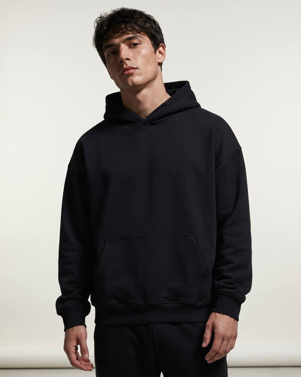 Black Basic Hoodie
