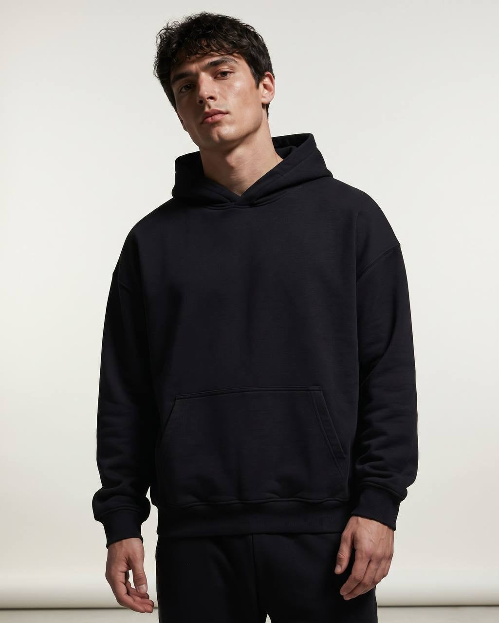 Black Basic Hoodie