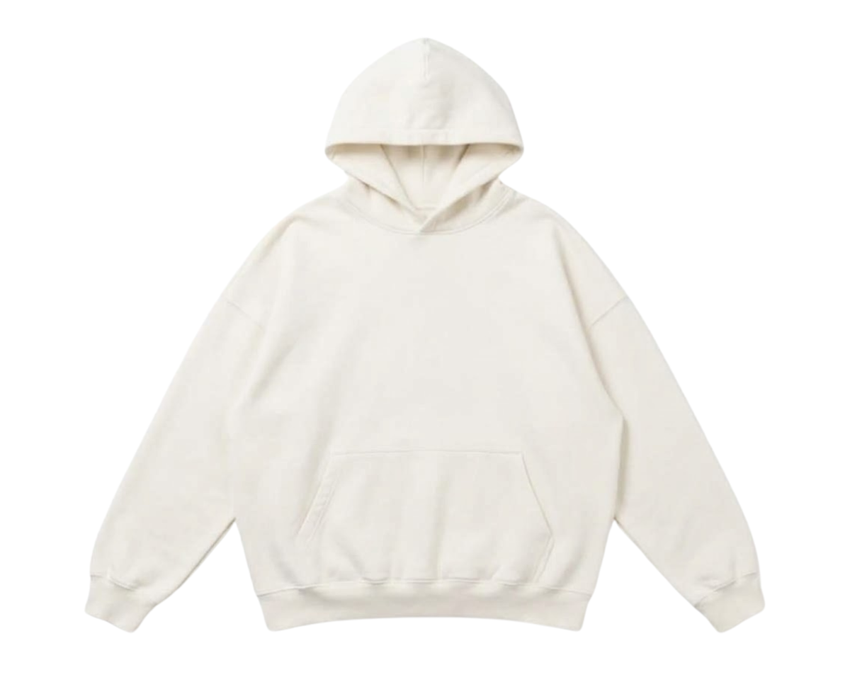 White Basic hoodie
