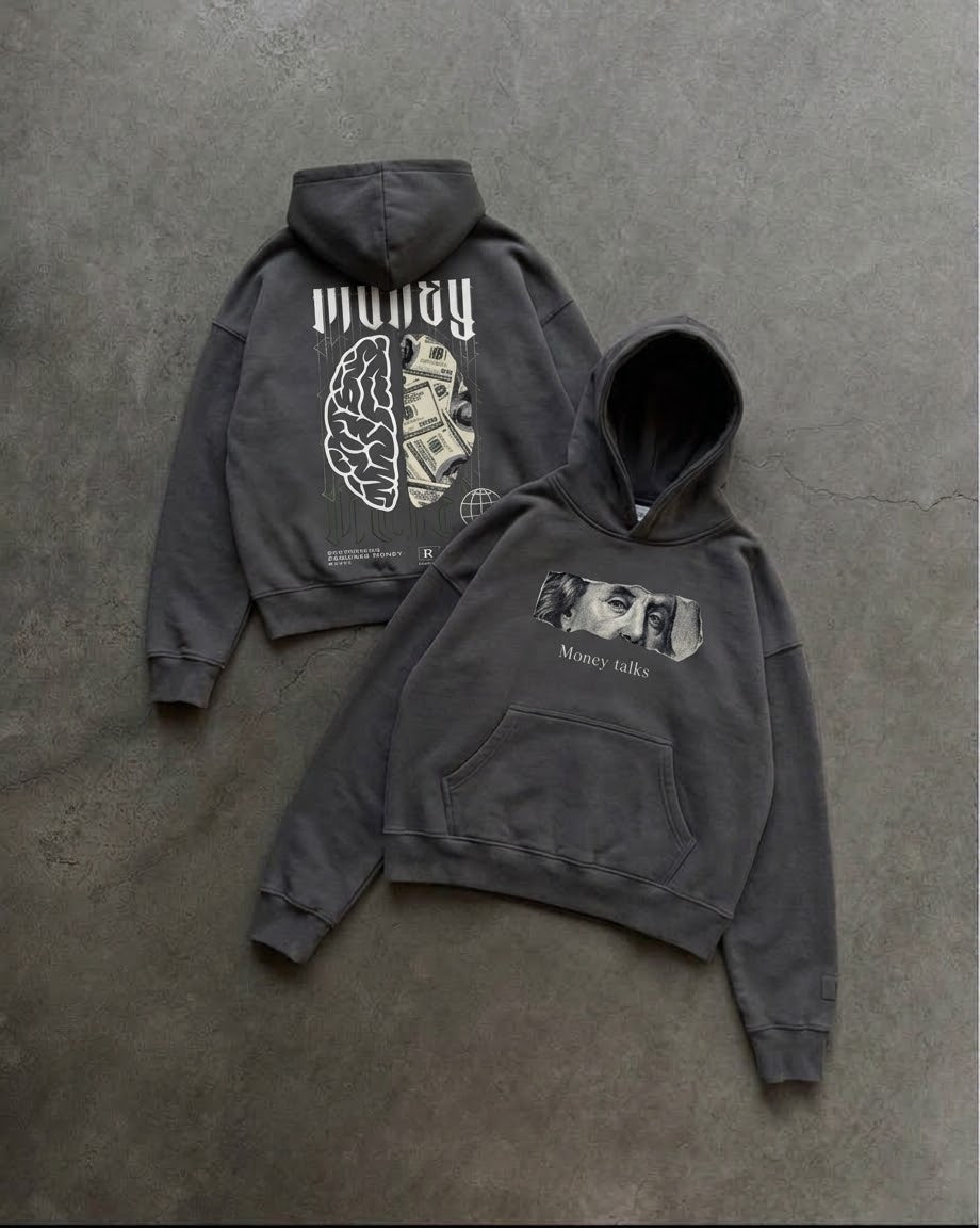 “Money talks” Metal hoodie