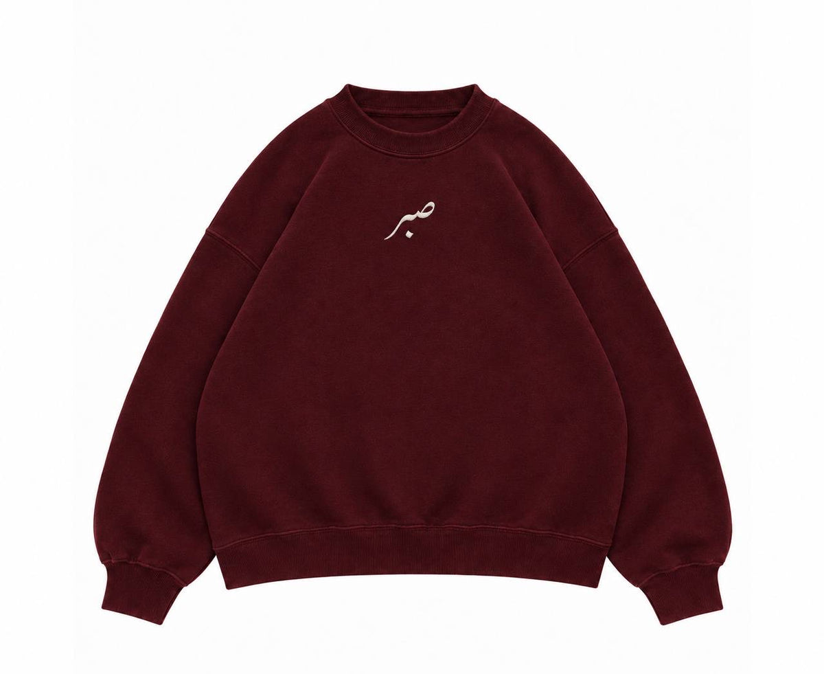 SABR Burgundy round crew neck