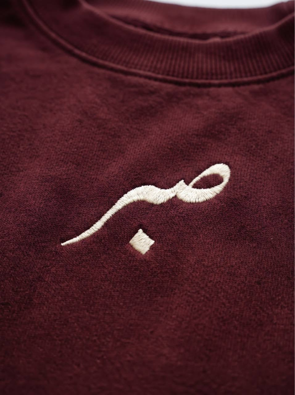 SABR Burgundy round crew neck