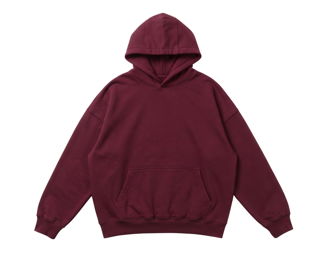 Burgundy Basic hoodie