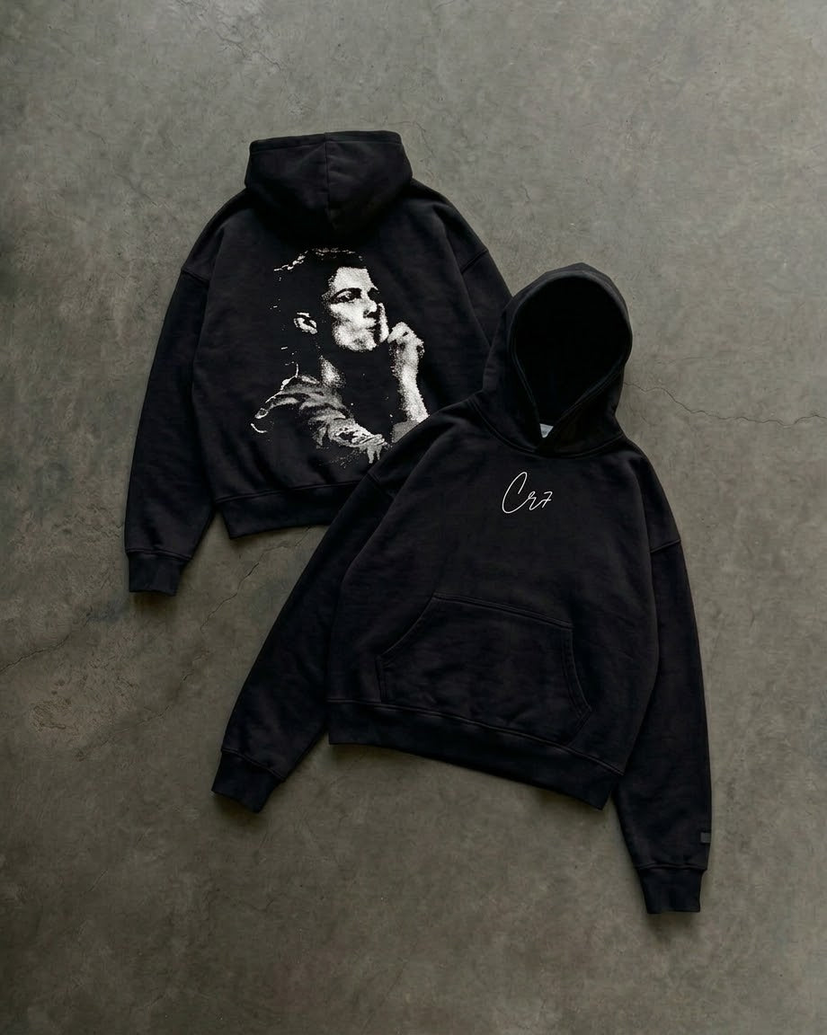 CR7 Black hoodie