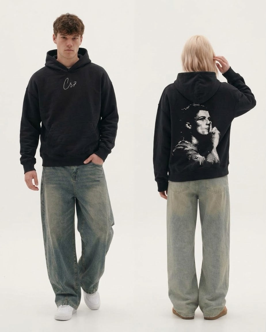 CR7 Black hoodie