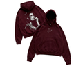 CR7 Burgandy Hoodie
